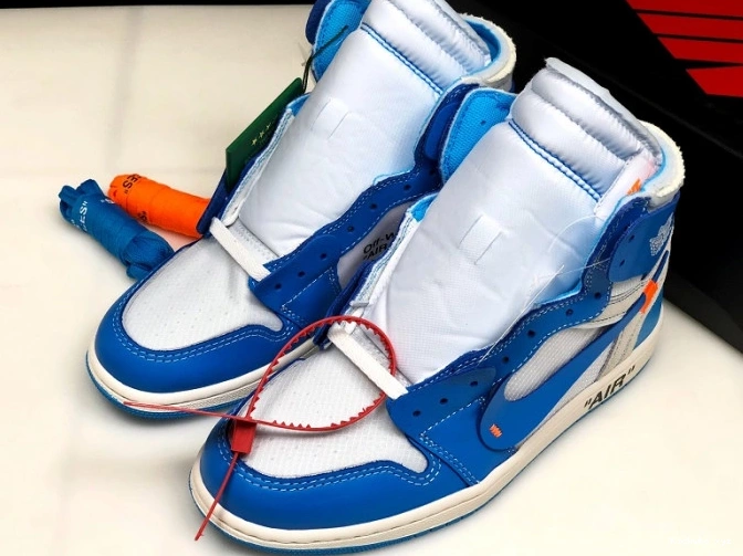 Blue AQ0818-148 1 UNC Air Off-White Powder Jordan 0617